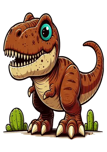 Bebê Dinossauro T-Rex Olhão PNG