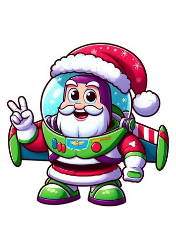 Buzz Lightyear Chibi Natalino PNG