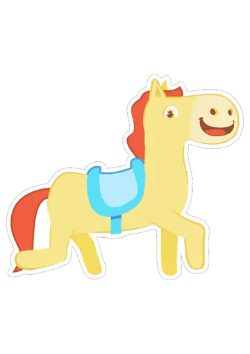 Cavalinho Mundo Bita Desenho PNG