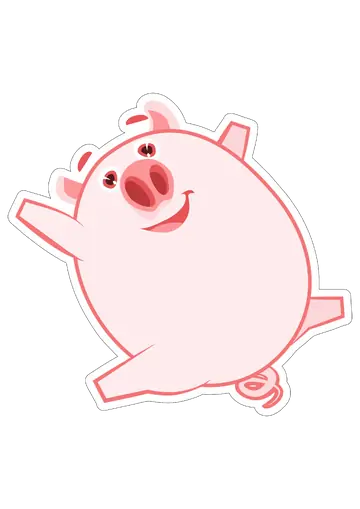 Porquinho Mundo Bita Desenho PNG