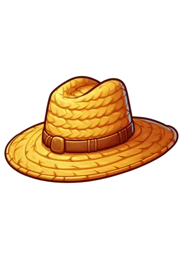 Chapéu de Palha Caipira PNG