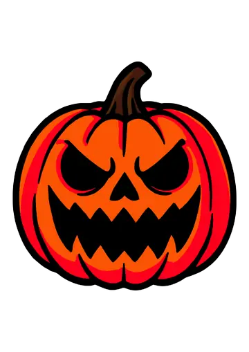 Abóbora Jack o Lantern Assustadora PNG