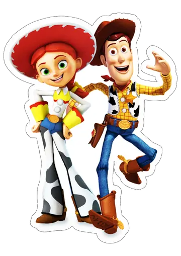 Woody e Jessie Toy Story PNG