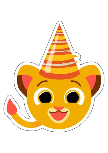 Rick Bolofofos com Chapéu de Aniversário PNG