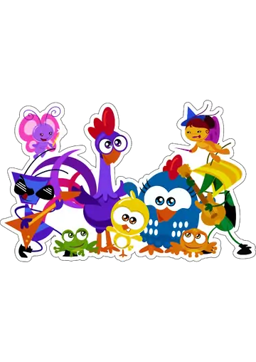 Turma da Galinha Pintadinha Mini PNG