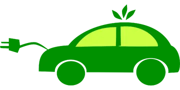 Carro Elétrico Ecológico PNG