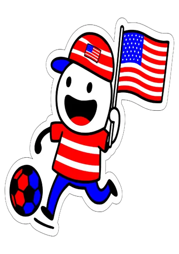 Flork Torcedor dos Estados Unidos PNG