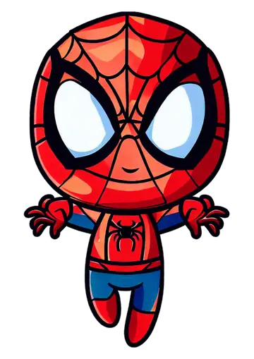 Homem-Aranha Baby Voando PNG