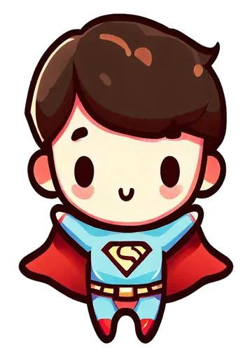 Super Homem Baby com Capa PNG