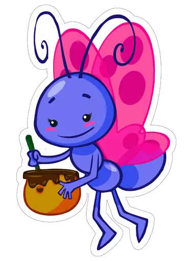 Borboletinha da Galinha Pintadinha PNG