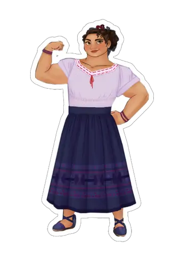 Luisa Madrigal Encanto Forte PNG