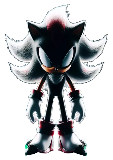 Shadow the Hedgehog Realista PNG