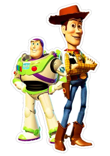 Woody e Buzz Lightyear Toy Story PNG