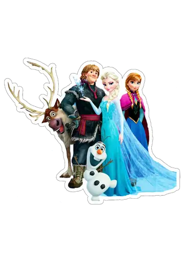 Frozen Personagens Elsa Anna Kristoff Olaf PNG