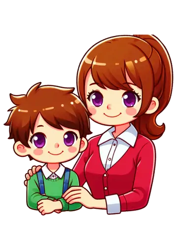 Mãe Acariciando o Filho com Carinho PNG
