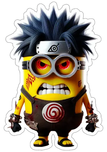 Minion Guerreiro Ninja Naruto PNG