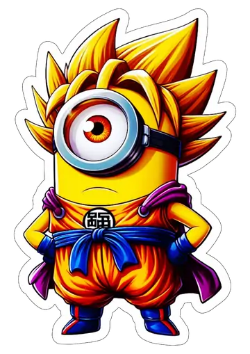 Minion Super Saiyajin Goku PNG