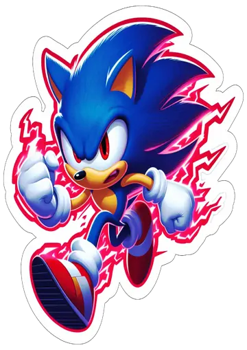 Sonic em Alta Velocidade PNG