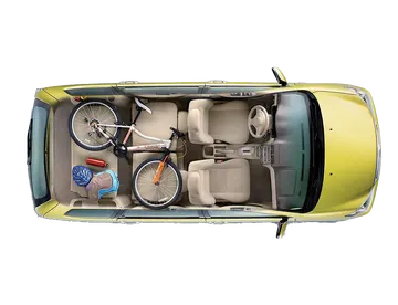 Carro Amarelo Visto de Cima PNG