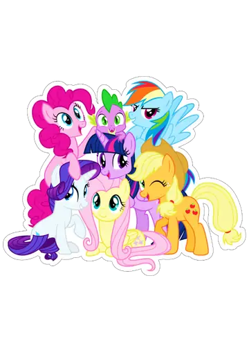 Turma do My Little Pony PNG