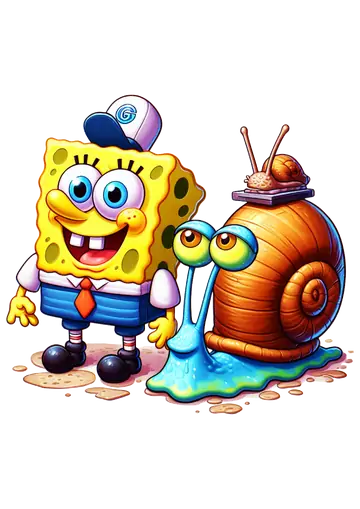 Bob Esponja e Gary Caracol PNG