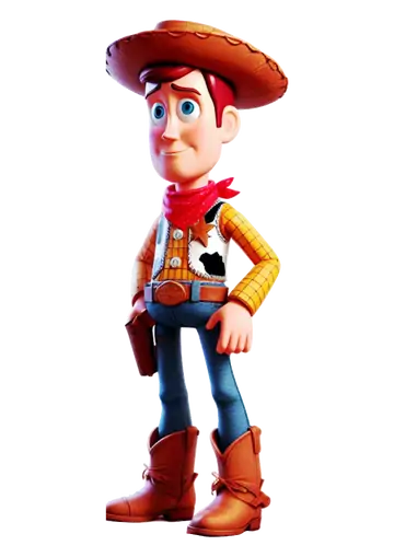 Xerife Woody Toy Story Sorrindo PNG