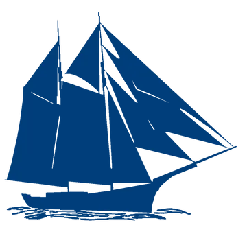Silhueta de Navio à Vela PNG
