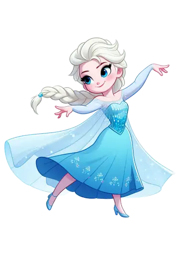 Elsa Frozen Desenho Infantil PNG