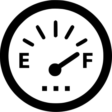 Ícone Medidor de Combustível PNG