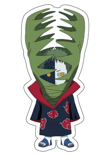 Zetsu Naruto Akatsuki Anime PNG