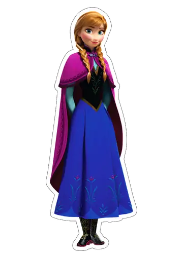 Princesa Anna Frozen Disney PNG