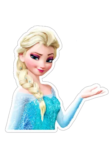 Elsa de Frozen Sorrindo PNG