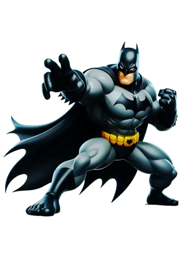 Batman em Posição de Luta PNG