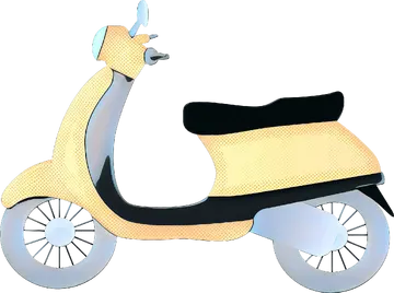 Scooter Creme Desenho PNG