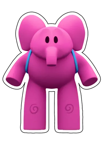 Elly Elefantinha Pocoyo PNG