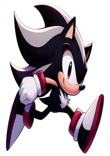 Shadow The Hedgehog Correndo PNG