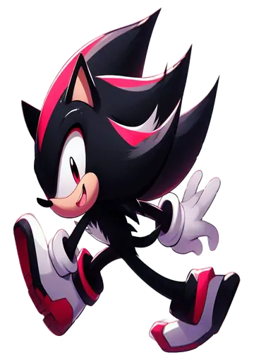 Shadow The Hedgehog Correndo PNG