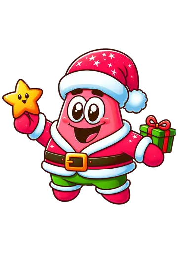 Patrick Estrela Papai Noel PNG