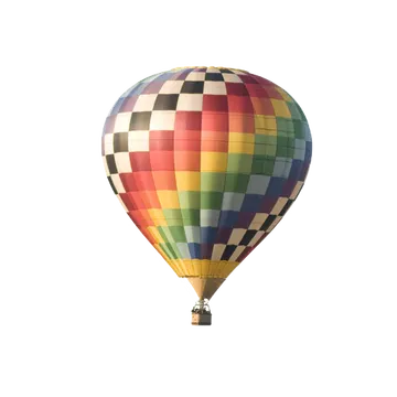 Balão de Ar Quente Colorido PNG