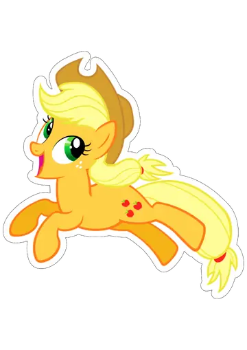 My Little Pony Applejack Correndo PNG