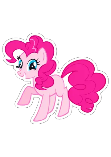 Pinkie Pie My Little Pony Correndo PNG