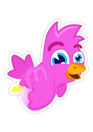 Passarinho Roxo Mundo Bita PNG