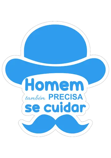 Novembro Azul Homem Precisa Se Cuidar PNG