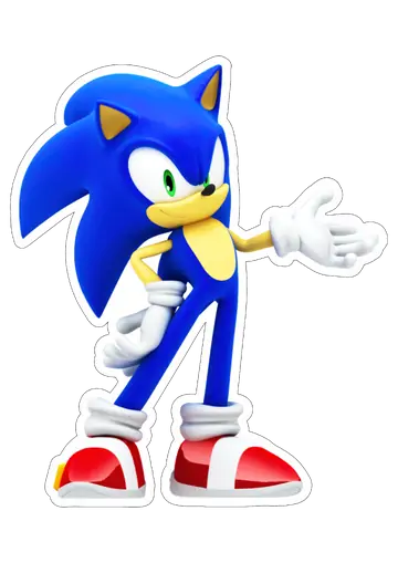 Sonic The Hedgehog Apresentando PNG