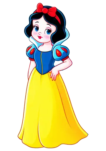 Princesa Branca de Neve Disney PNG