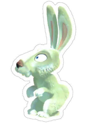Coelho Sentado de Masha e o Urso PNG