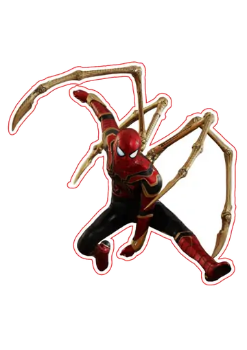 Homem Aranha com Braços Mecânicos PNG