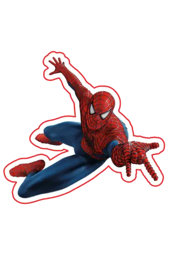 Homem Aranha Posição de Ataque PNG