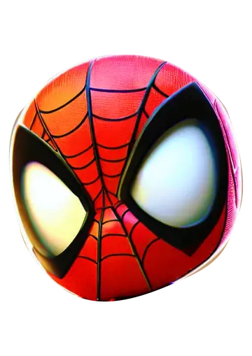 Mascara Estilizada Homem Aranha PNG