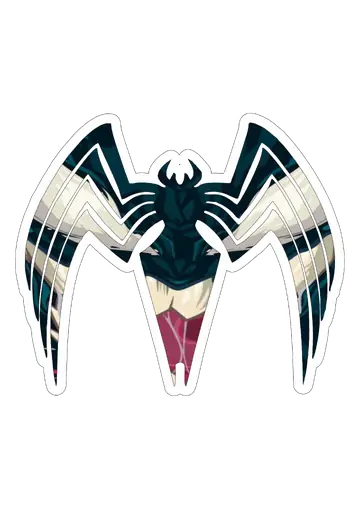 Logo Simbolo Venom Homem Aranha PNG